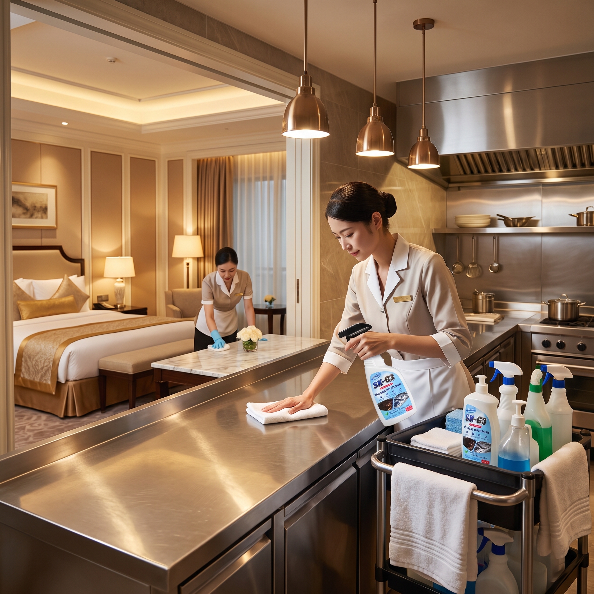 Tiêu Chuẩn Vệ Sinh Nhà Hàng – Khách Sạn: Vì Sao Cần Sản Phẩm Chuyên Dụng?